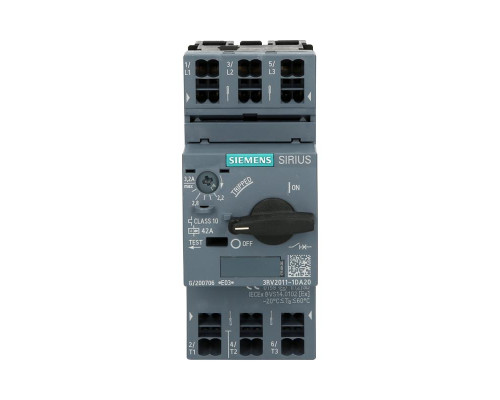 Автоматический выключатель Siemens SIRIUS 3RV2011-1DA20