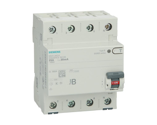 Автоматический выключатель утечки на землю Siemens 5SV3342-4