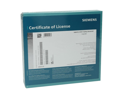 Обновление Siemens SIMATIC STEP 7 Safety Advanced V18 — 6ES7833-1FA18-0YF5 Обновление Siemens SIMATIC STEP 7 Safety Advanced V18 — 6ES7833-1FA18-0YF5