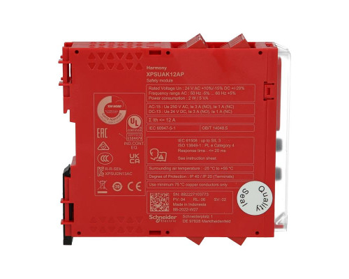 Реле безопасности Schneider Electric Harmony XPSUAK12AP Реле безопасности Schneider Electric Harmony XPSUAK12AP