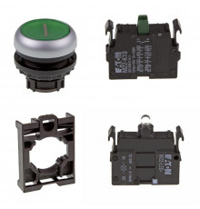 Набор кнопок с подсветкой Eaton M22-DL-G-X1/-A/-LED-G/-K10