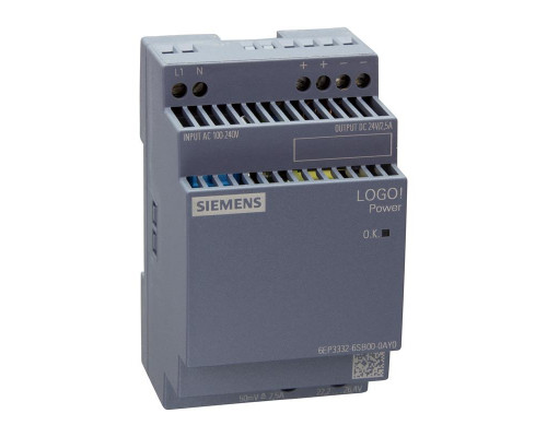 Siemens LOGO POWER 24В 2.5А - 6EP3332-6SB00-0AY0