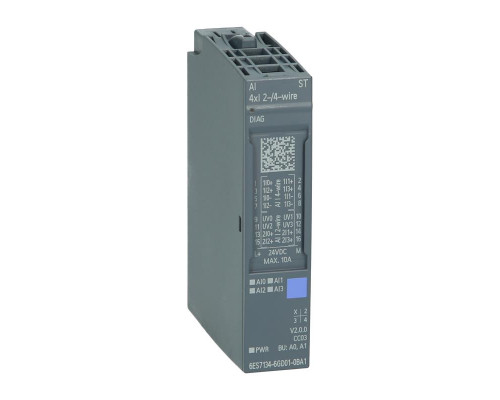 Siemens SIMATIC ET 200SP AI 4xI 2-/4-проводной ST - 6ES7134-6GD01-0BA1