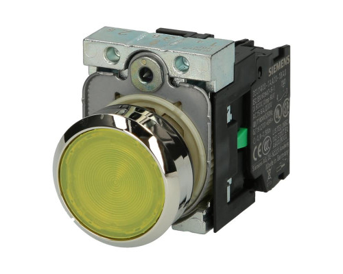 Кнопочный комплект с подсветкой Siemens SIRIUS ACT 3SU1152-0AB30-1BA0 Кнопочный комплект с подсветкой Siemens SIRIUS ACT 3SU1152-0AB30-1BA0