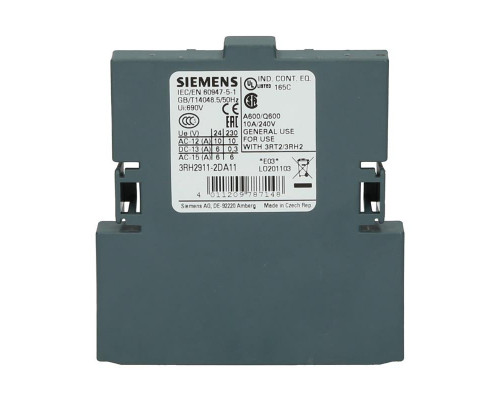 Вспомогательный выключатель Siemens SIRIUS 3RH2911-2DA11
