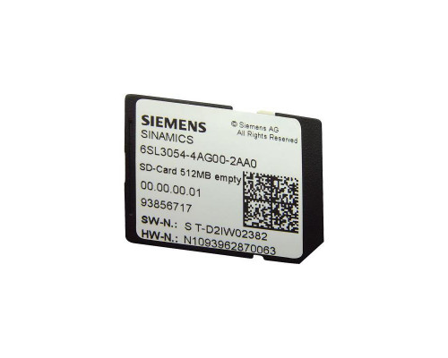 SD-карта Siemens SINAMICS - 6SL3054-4AG00-2AA0
