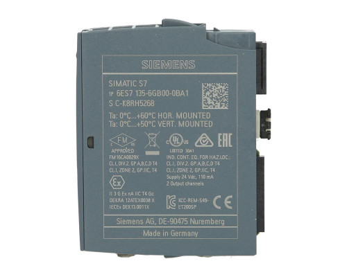 Siemens SIMATIC ET 200SP AQ 2xI ST - 6ES7135-6GB00-0BA1