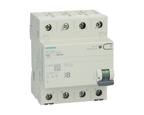 Автомат защиты от утечки на землю Siemens 5SV3346-4