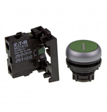 Устройство кнопочное комплектное Eaton 216512 - M22-DG-X1/K10