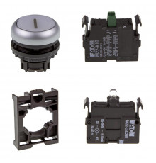 Набор кнопок с подсветкой Eaton M22-DL-W-X1/-A/-LED230-W/-K10