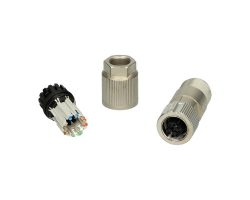 Разъем M12 PROFINET. экранированный  PHOENIX  -  1414587 SACC-FSX-8QOSHPN