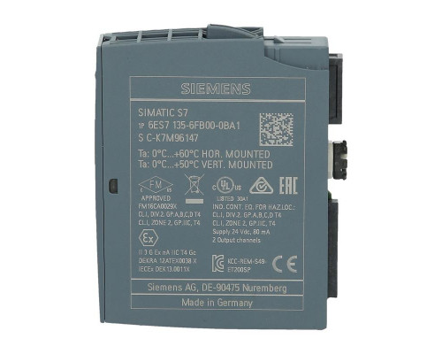 Siemens SIMATIC ET 200SP AQ 2xU ST - 6ES7135-6FB00-0BA1
