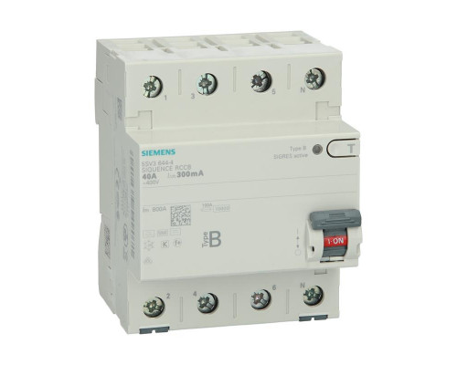 Автоматический выключатель утечки на землю Siemens 5SV3644-4