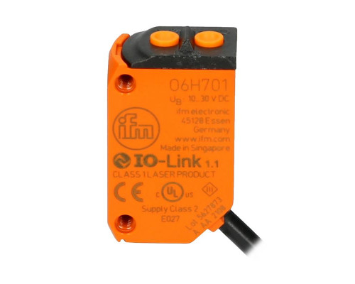 Лазерный датчик диффузного отражения ifm electronic O6H701 - O6HL-FPKG/0.30m/US Лазерный датчик диффузного отражения ifm electronic O6H701 - O6HL-FPKG/0.30m/US