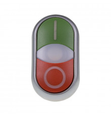 Двойная кнопка Eaton 216700 - M22-DDL-GR-X1/X0