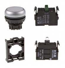 Набор кнопок с подсветкой Eaton M22-DL-W/-A/-LED230-W/-K10