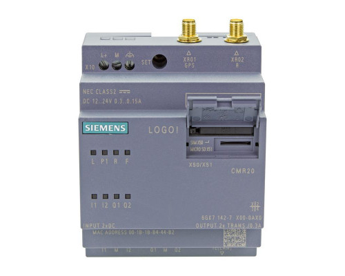 Коммуникационный модуль LTE Siemens LOGO 8 CMR2040 - 6GK7142-7EX00-0AX0 Коммуникационный модуль LTE Siemens LOGO 8 CMR2040 - 6GK7142-7EX00-0AX0