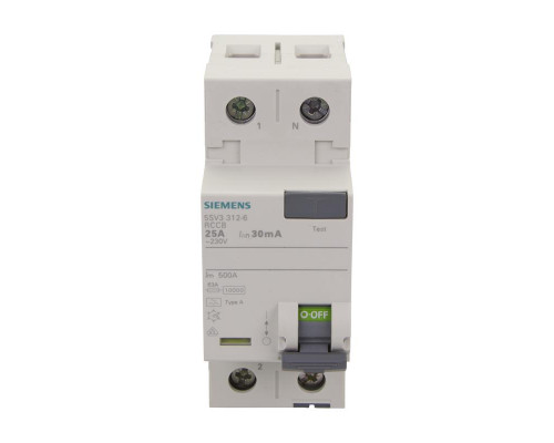 Автоматический выключатель утечки на землю Siemens 5SV3312-6