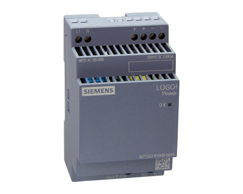Siemens LOGO POWER 12В 4.5А - 6EP3322-6SB00-0AY0