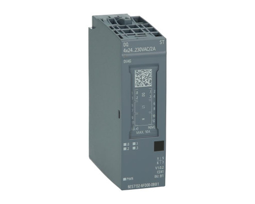 Siemens SIMATIC ET 200SP DQ 4x24…230 В перем. тока/2 A ST - 6ES7132-6FD00-0BB1