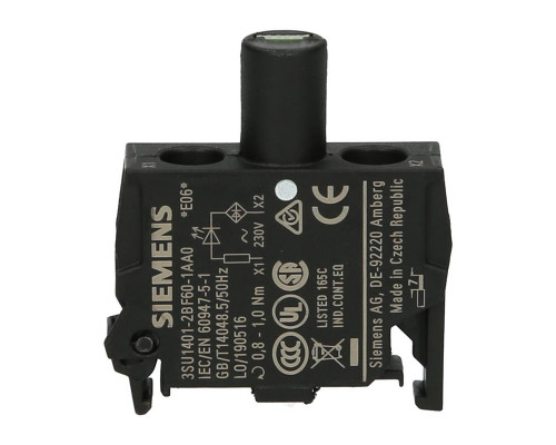 Светодиодный элемент Siemens SIRIUS ACT 3SU1401-2BF60-1AA0