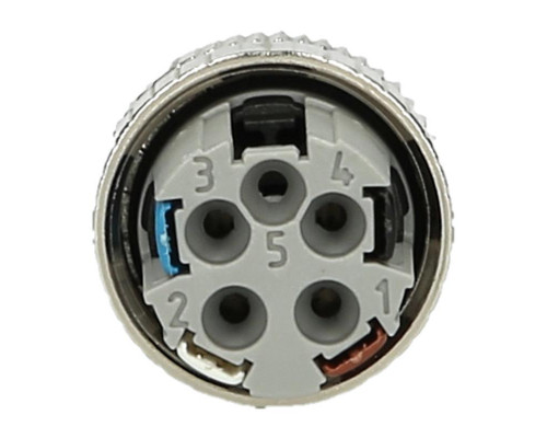 Разъем M12    PHOENIX  -  1424654 SACC-M12MR-4PLM