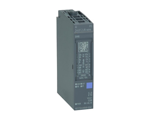 Siemens SIMATIC ET 200SP AI 2x U/I 2-/4-Wire HS - 6ES7134-6HB00-0DA1