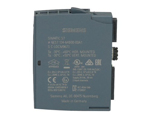 Siemens SIMATIC ET 200SP AI 2x U/I 2-/4-Wire HS - 6ES7134-6HB00-0DA1