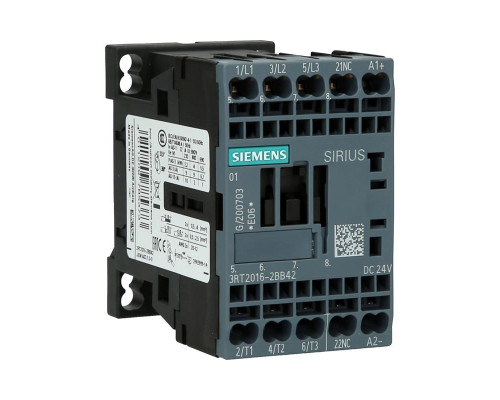 Силовой контактор Siemens SIRIUS 3RT2016-2BB42