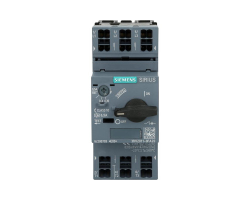Автоматический выключатель Siemens SIRIUS 3RV2011-0FA20