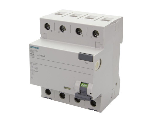 Автоматический выключатель утечки на землю Siemens 5SV3344-6