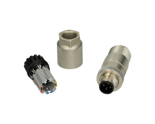 Разъем M12 PROFINET. экранированный  PHOENIX  -  1411068 SACC-MSD-4QOSHPN