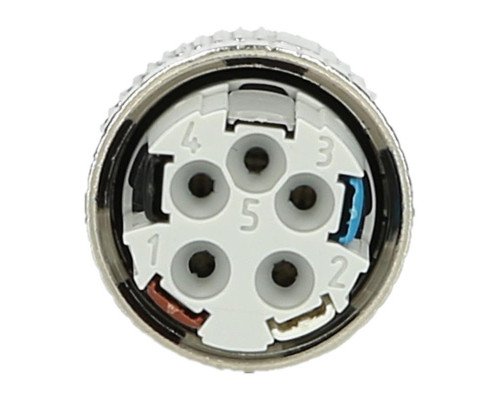 Разъем M12. экранированный   PHOENIX  -  1424661 SACC-M12FR-5PLSH