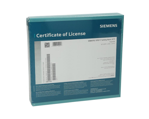 Обновление Siemens SIMATIC STEP 7 Safety Basic V17 — 6ES7833-1FB17-0YE5 Обновление Siemens SIMATIC STEP 7 Safety Basic V17 — 6ES7833-1FB17-0YE5