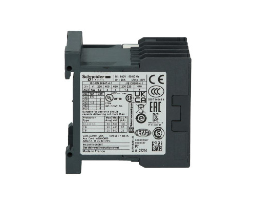 Силовой контактор Schneider Electric TeSys LC1K0910P7