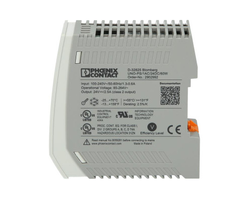 Импульсный блок питания   PHOENIX  -  2902992 UNO-PS/1AC/24DC/60W