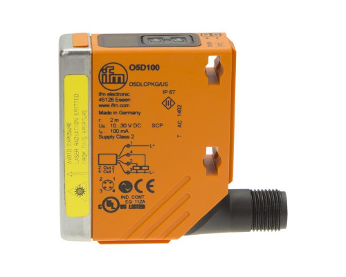 Лазерный датчик расстояния ifm electronic O5D100 - O5DLCPKG/US