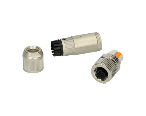 Разъем M12 PROFINET. экранированный  PHOENIX  -  1424683 SACC-M12FSD-4PLSHPN