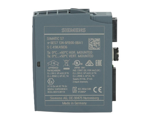 Siemens SIMATIC ET 200SP AI 2xU ST - 6ES7134-6FB00-0BA1