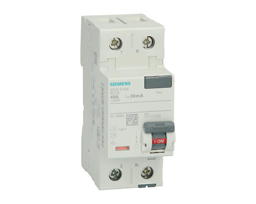 Автоматический выключатель утечки на землю Siemens 5SV3314-6