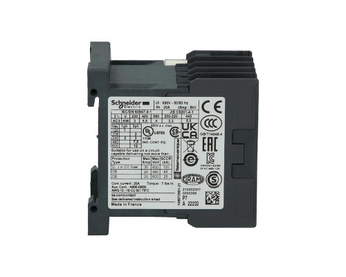 Силовой контактор Schneider Electric TeSys LC1K1210P7