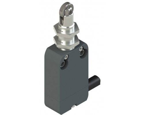 NF B110FB-DN2 Pizzato Elettrica Модульный выключатель со встроенным кабелем с резьбовым штоком М12 и роликом NF B110FB-DN2 Pizzato Elettrica Модульный выключатель со встроенным кабелем с резьбовым штоком М12 и роликом